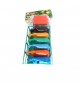 Caminhão de brinquedo infantil com 6 bois sortidos - coral